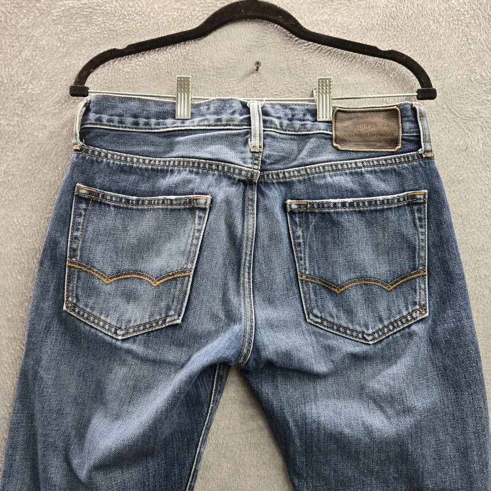 American Eagle Outfitters Men Jeans 30X34 Blue Denim Slim‎ Button 29